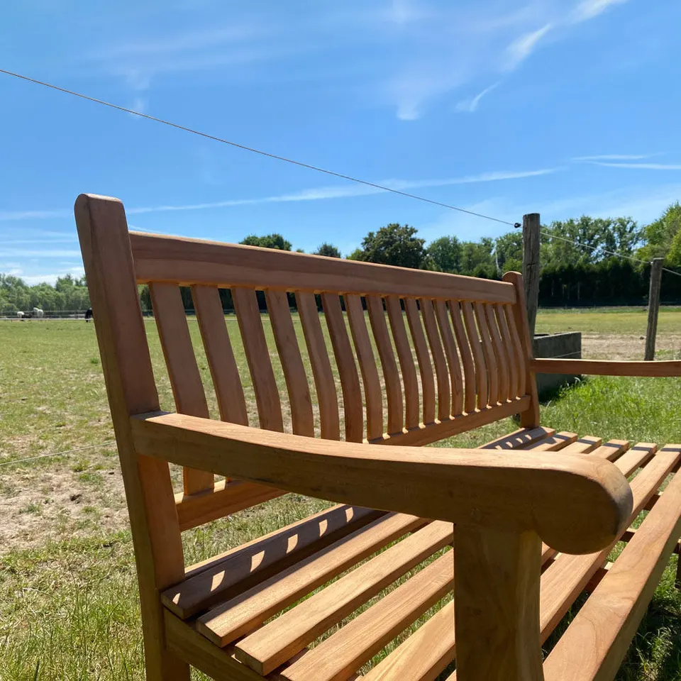 Banc en teck Dordogne 180 cm — vue 5